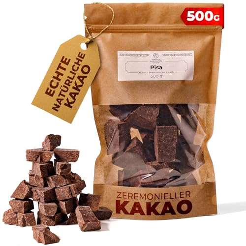 Zeremonieller Rohkakao Pisa - Kakaomasse 500g - Rohkakao Zeremonie - Keto Trinkschokolade ohne Zucker - Rohkakao Block - Spirituell Kakao - Trinkkakao - Rohkakao Schokolade - Kakaobohnen Zeremonieller Rohkakao Pisa - Kakaomasse 500g - Rohkakao Zeremonie - Keto Trinkschokolade ohne Zucker - Rohkakao Block - Spirituell Kakao - Trinkkakao - Rohkakao Schokolade - Kakaobohnen von TERRAGEM