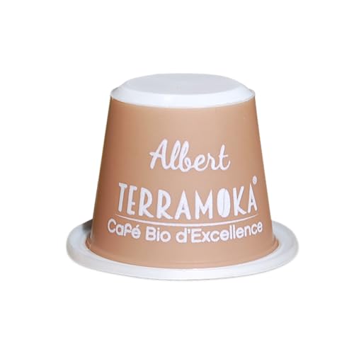 TERRAMOKA - Exzellenter Bio-Kaffee - 100% reiner Arabica aus Peru - Fruchtig, nuanciert und rassig - 300 Nespresso* Kapseln Kompatibel Zero Waste - Mr Albert- Frankreich von TERRAMOKA