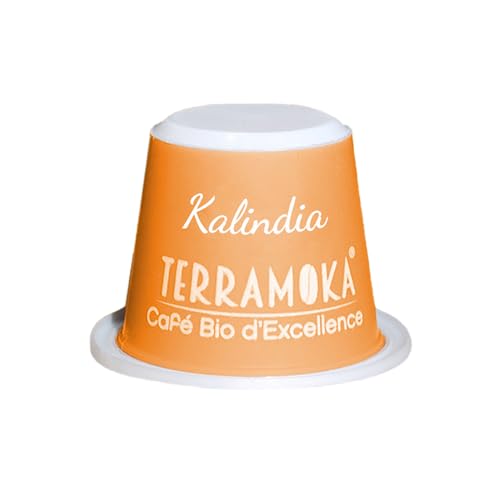 TERRAMOKA - Exzellenter Bio-Kaffee - 100% reiner Arabica aus Indien von Bourbon - Säurearm, vollmundig und mit Pfeffernoten - 300 Nespresso Kapseln Kompatibel Zero Waste - Miss Kalinda - Frankreich TERRAMOKA - Exzellenter Bio-Kaffee - 100% reiner Arabica aus Indien von Bourbon - Säurearm, vollmundig und mit Pfeffernoten - 300 Nespresso Kapseln Kompatibel Zero Waste - Miss Kalinda - Frankreich von TERRAMOKA