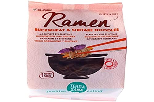 Buchweizennudeln Ramen-Nudeln mit Shiitake (glutenfrei) BIO 280 g - TERRASANA von TERRASANA