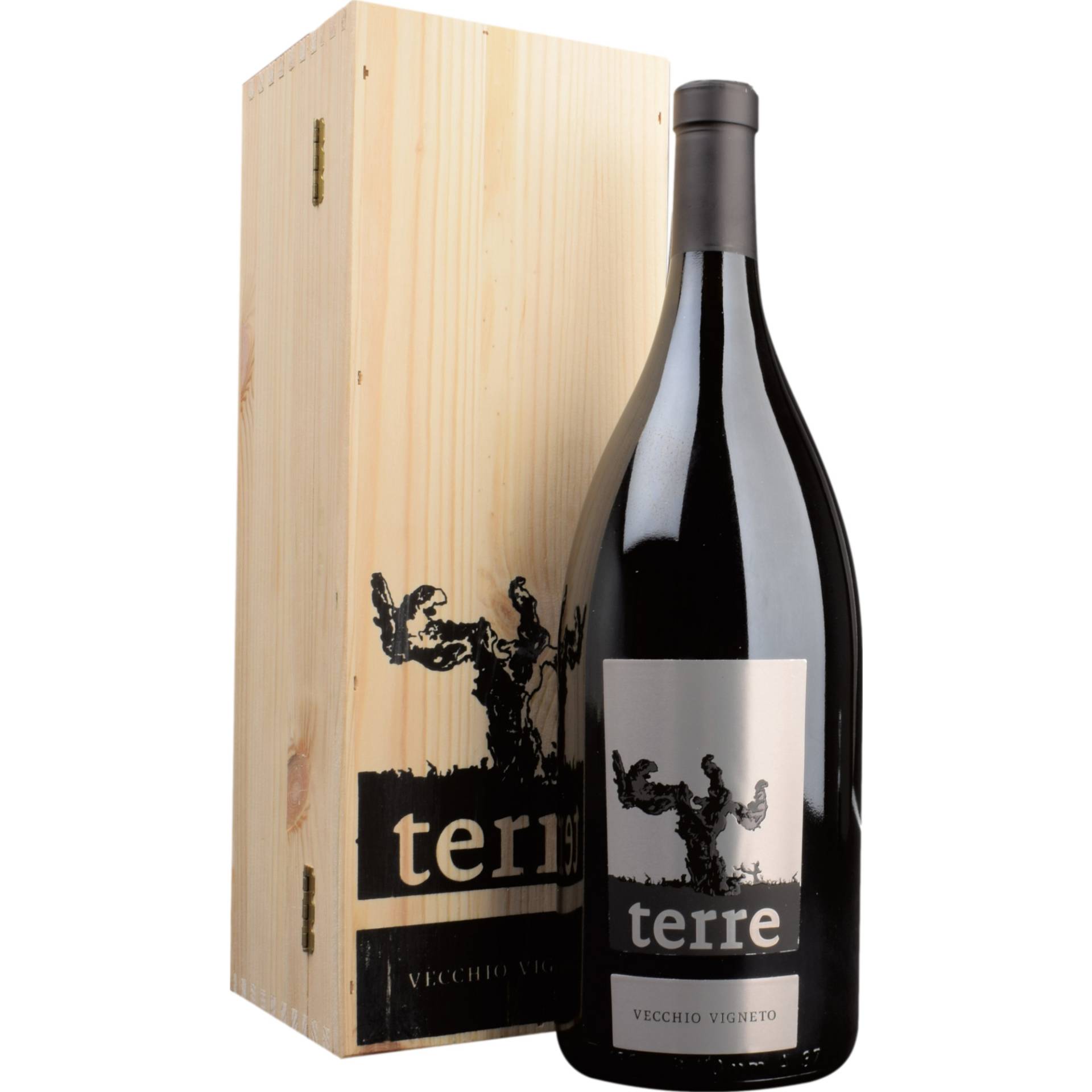 Terre Vecchio Vigneto, Salento IGP, Magnum, Apulien, 2020, Rotwein von TERRE - Italien (Apulien)