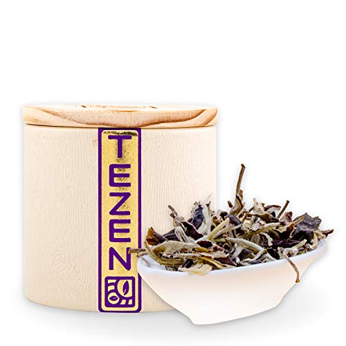 Bai Mu Dan: Weißer Bio Tee aus China | Hochwertiger chinesischer Weißer Bio Tee | Premium China Tee (Bio) aus Fuding, Fujian (80g) von TEZEN