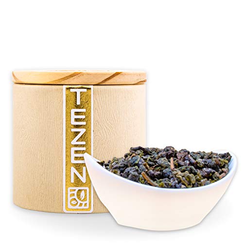 Oolong Tee aus dem Hochland von Dong Ding in Taiwan | Dong Ding Ming Xiang Oolong Tee | Taiwanischer Oolong Tee (80 g) von TEZEN