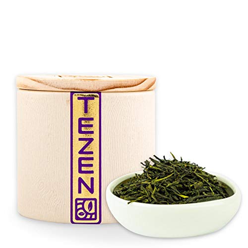 Fukamushina Bio Japan Sencha | Grüner Bio Tee aus Kyoto, Japan| Hochwertiger Japanischer Bio Sencha Tee aus Frühjahrs Ernte (80 g) von TEZEN