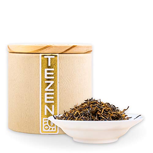 Chinesischer Schwarzer Tee „Honig Jin Jun Mei“ aus China| Schwarzer Tee Spezialität aus Wuyishan, Fujian China (80g) von TEZEN