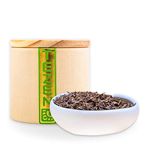 Houjicha Bio Tee: gerösteter Grüner Bio Tee aus Japan | Hochwertiger japanischer Bio Grüntee, traditionell geröstet (80 g) von TEZEN