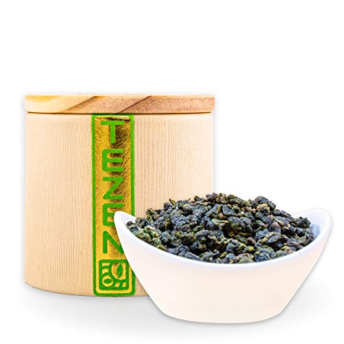 Milch Oolong Tee | Premium Oolong 100% natürlich, keine Aromen | Hochwertiger Jin Xuan Milky Oolong Tee aus Alishan, Taiwan (80g) von TEZEN