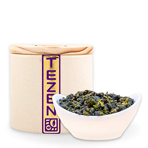 Oolong Tee „Vier Jahreszeiten“ aus Alishan, Taiwan | Hochwertiger Formosa Oolong Tee aus Taiwan | Hochland Oolong Tee 80 g von TEZEN