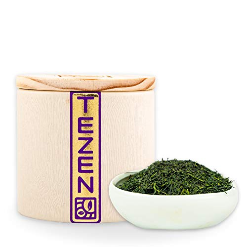 Bio Sencha Klassisch Grüner Bio Sencha Tee aus Kagoshima, Japan | Hochwertiger japanischer Bio Sencha Tee | Premium Bio Sencha ideal als Tee Geschenk (80g) von TEZEN