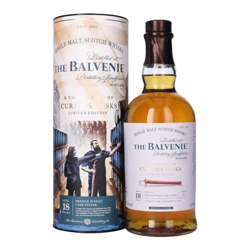 The Balvenie 18 Years Old A Collection of Curious Casks FRENCH PINEAU CASK FINISH 47,9% Vol. 0,7l in Geschenkbox von Balvenie