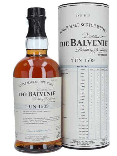 Balvenie The TUN 1509 Single Malt Scotch Whisky Batch No. 7 52,4% Volume 0,7l in Geschenkbox von Balvenie
