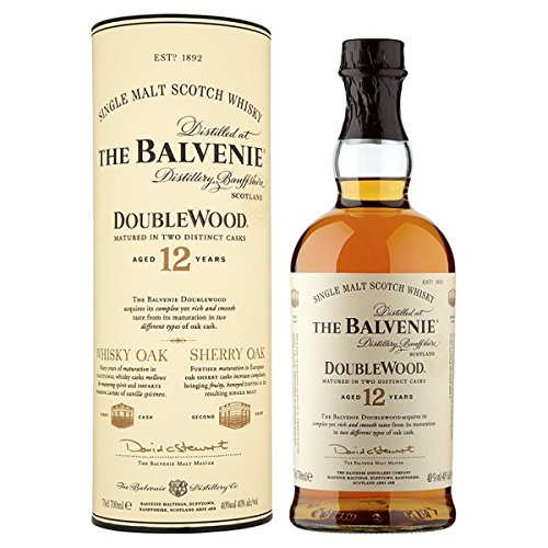 Die Balvenie Double Alter 12 Jahre Single Malt Scotch Whiskey 70cl (Packung mit 6 x 70cl) von THE BALVENIE