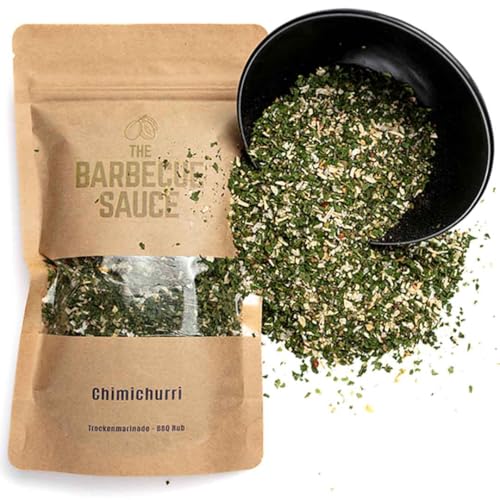 THE BARBECUE SAUCE - Chimichurri mild 100g - Authentische argentinische Kräutersalsa Gewürzmischung für Fleisch, als Dip, Mariande oder als Grundlage für Kräuterbutter & Gewürzöle. THE BARBECUE SAUCE - Chimichurri mild 100g - Authentische argentinische Kräutersalsa Gewürzmischung für Fleisch, als Dip, Mariande oder als Grundlage für Kräuterbutter & Gewürzöle. von THE BARBECUE SAUCE ORIGINAL REZEPTUR