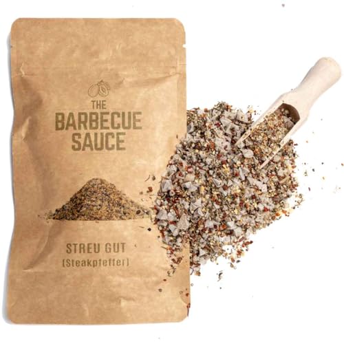 THE BARBECUE SAUCE - Steakpfeffer Streu Gut 100g - Premium Steakpfeffer mit Pyramidensalz und Vanillehauch - Für edle Steaks,eigene BBQ-Rubs und Würzmischungen, Salate und mehr. THE BARBECUE SAUCE - Steakpfeffer Streu Gut 100g - Premium Steakpfeffer mit Pyramidensalz und Vanillehauch - Für edle Steaks,eigene BBQ-Rubs und Würzmischungen, Salate und mehr. von THE BARBECUE SAUCE ORIGINAL REZEPTUR
