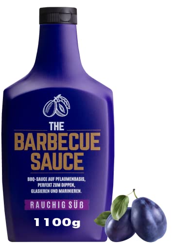 THE BARBECUE SAUCE - "RAUCHIG SÜß" - auf Pflaumenbasis - BigBoy 1100g - BBQ Burger & RIbs Grillsauce von THE BARBECUE SAUCE ORIGINAL REZEPTUR