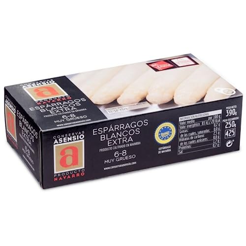 THE BASQUE gourmet - Weiße Spargel aus Navarra | Sehr Dick | 6-8 Stück pro Dose | 390 g Netto | 3 Stück Set THE BASQUE gourmet - Weiße Spargel aus Navarra | Sehr Dick | 6-8 Stück pro Dose | 390 g Netto | 3 Stück Set von THE BASQUE gourmet