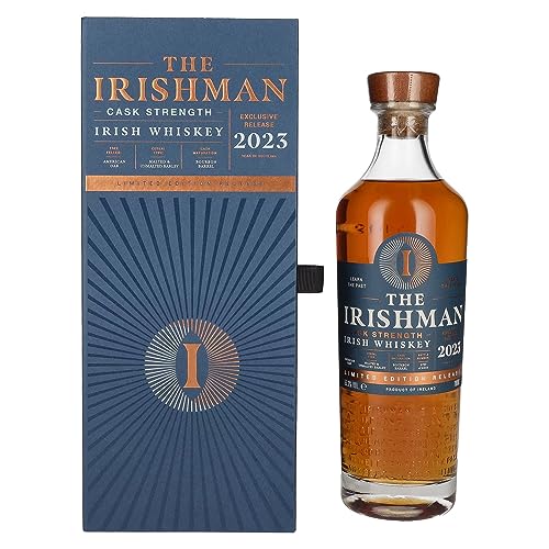 The Irishman Irish Whiskey Cask Strength Exclusive Release 2023 55,3% Vol. 0,7l in Geschenkbox The Irishman Irish Whiskey Cask Strength Exclusive Release 2023 55,3% Vol. 0,7l in Geschenkbox von The Irishman