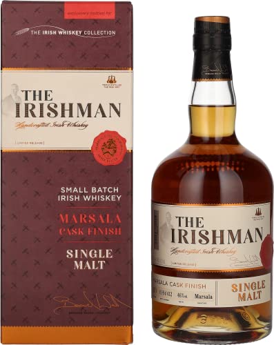 The Irishman Single Malt MARSALA CASK FINISH 46% Vol. 0,7l in Geschenkbox von The Irishman