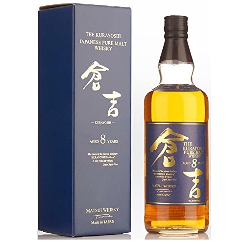 JAPANISCHER REINER MALT WHISKEY IM ALTER VON 8 JAHREN 70 CL IN EINER KISTE von THE KURAYOSHI