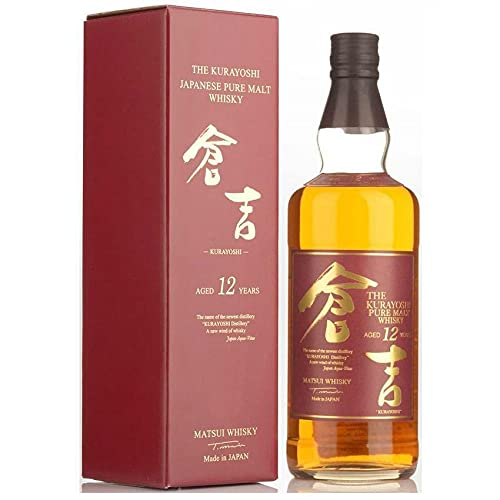 JAPANISCHER REINER MALT WHISKY IM ALTER VON 12 JAHREN 70 CL IN EINER KISTE von THE KURAYOSHI