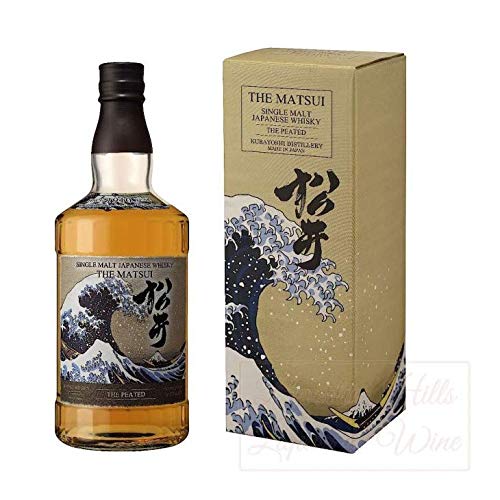 75cl Whiskyflasche mit THE MATSUI Box - Single Malt - Die Torf- / Brennerei „The Kurayoshi“ von Wine And More