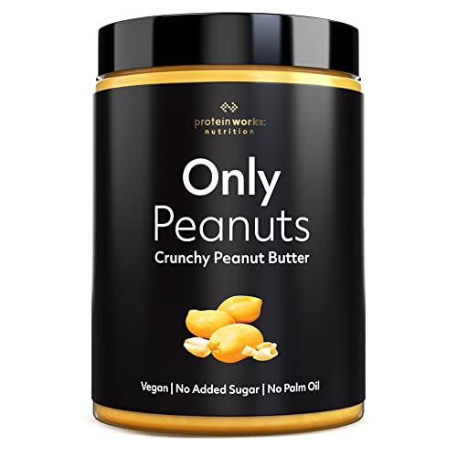 Protein Works Peanut Butter | 100% Natürlich Geröstete Erdnussbutter | Crunchy | 990g von THE PROTEIN WORKS