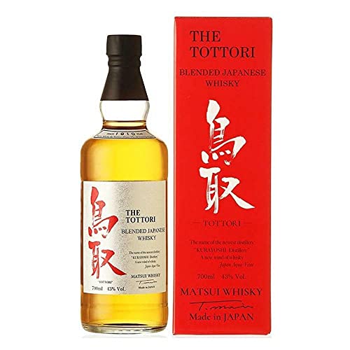 GEMISCHTER JAPANISCHER WHISKY 70 CL IN EINER KISTE von THE TOTTORI