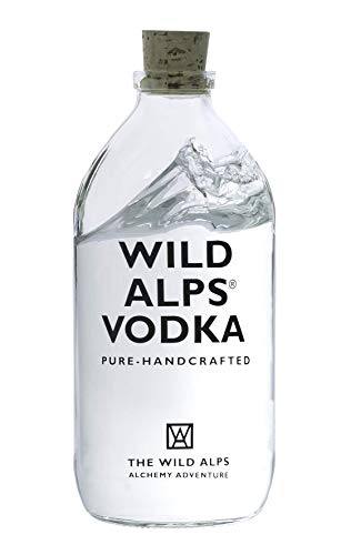 WILD ALPS VODKA (0.5 Liter) - destilliert aus feinstem Weizen und mit frischem Alpenquellwasser fertiggestellt ! von THE WILD ALPS