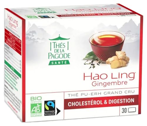 Hao Ling Ingwer Pagodentee Pu-Erh Grand Cru Cholesterin Bio 30 Beutel Hao Ling Ingwer Pagodentee Pu-Erh Grand Cru Cholesterin Bio 30 Beutel von THES DE LA PAGODE