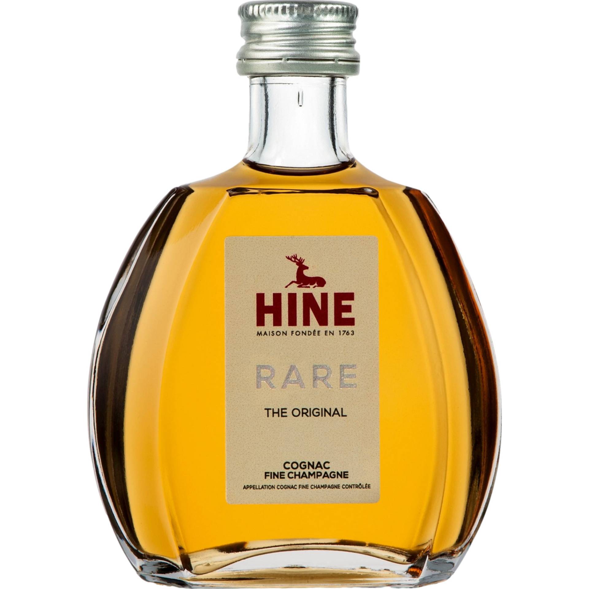 Hine Cognac Rare The Original, Cognac AOP, 0,05 L, 40% Vol. in Miniaturausführung, Cognac, Spirituosen Hine Cognac Rare The Original, Cognac AOP, 0,05 L, 40% Vol. in Miniaturausführung, Cognac, Spirituosen von THOMAS HINE - 16 Quai de l'Orangerie, FR 16200 Jarnac - FR