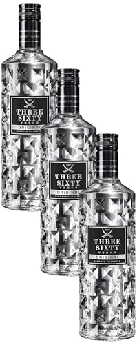 Three Sixty Vodka Original 0,7 Liter (37,5%-VOL) (Packung mit 3) von THREE SIXTY