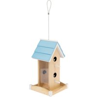 TIAKI Vogelfutterhaus Blue - L 18 x B 18 x H 32 cm von TIAKI