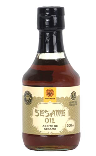 TIGER KHAN - Sesam-Pflanzenöl zur Verstärkung des Geschmacks Ihrer Mahlzeiten - Ideal zum Würzen und Ausrichten - 200 ml von TIGER KHAN