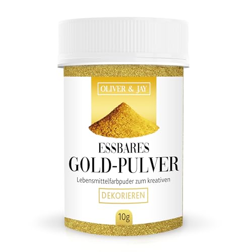Tillmann’s Essbares Goldpulver – 10g Lebensmittelechte Goldfarbe ohne E171 – Perfekt zum Backen & Dekorieren von Torten, Kuchen, Schokolade & Getränken – Essbarer Glitzer Tillmann’s Essbares Goldpulver – 10g Lebensmittelechte Goldfarbe ohne E171 – Perfekt zum Backen & Dekorieren von Torten, Kuchen, Schokolade & Getränken – Essbarer Glitzer von TILLMANN'S