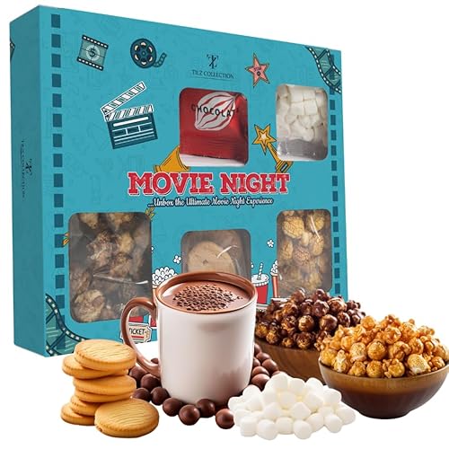 Snackbox für den Filmabend Snackbox, Snacks für den Filmabend, Süßigkeiten für Kinder, Süßigkeiten-Geschenkbox mit Pralinen, Mini-Marshmallows, Schokoladen- und Karamellpopcorn, Butterkeksen Snackbox für den Filmabend Snackbox, Snacks für den Filmabend, Süßigkeiten für Kinder, Süßigkeiten-Geschenkbox mit Pralinen, Mini-Marshmallows, Schokoladen- und Karamellpopcorn, Butterkeksen von TILZ COLLECTION