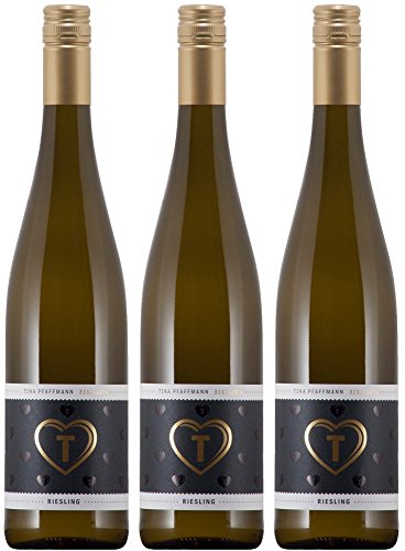 Tina Pfaffmann HERZGLÜCK Riesling 2015 Trocken (3 x 0.75 l) von TINA PFAFFMANN