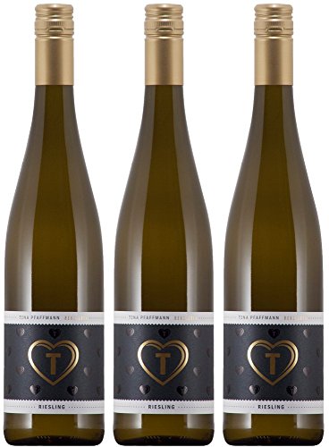 Tina Pfaffmann HERZGLÜCK Riesling 2015 Trocken (3 x 0.75 l) von TINA PFAFFMANN