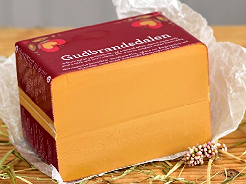 Gudbrandsdalen 500g - Tine Brunost Gjetost Molkenkäse (Norwegenkäse Braunkäse) von Eamufa