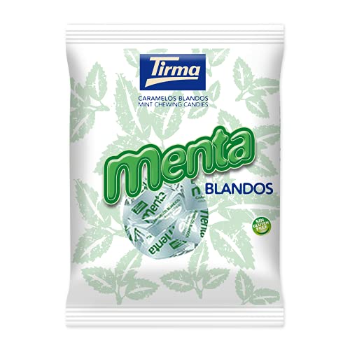 Tirma Pfefferminzbonbons 125g | Glutenfrei | Für Vegetarier geeignet | Nicht-GVO | Einzeln verpackt von Tirma