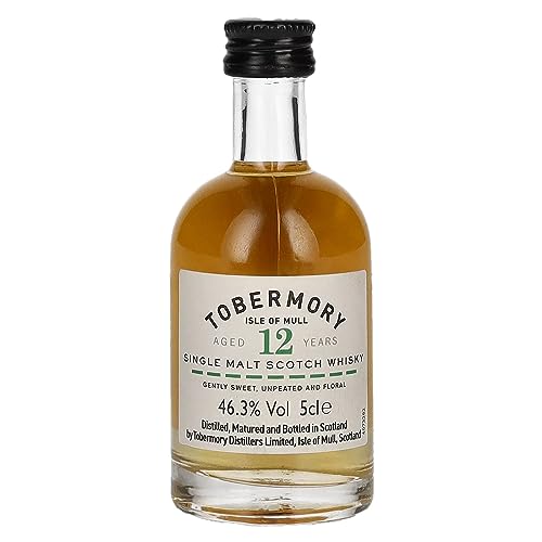 Tobermory 12 Years Old Single Malt Scotch Whisky 46,3% Vol. 0,05l von Tobermory