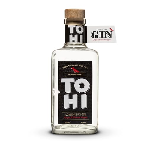 TOHI London Dry Gin | Der prämierte Gin aus Estland | Ingwer & Szechuan Pfeffer | 13 Gewürze | 500ml TOHI London Dry Gin | Der prämierte Gin aus Estland | Ingwer & Szechuan Pfeffer | 13 Gewürze | 500ml von TOHI