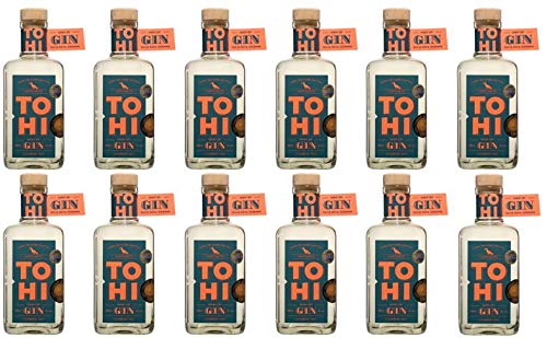 TOHI Nordic Dry Gin – fruchtig | aromatisch | frisch - Moltebeere | Passionsfrucht | Orange | Kardamom - Nordic Botanicals - handcrafted small batch Gin aus Estland – Sparabo | Vorratspackung | Grossmenge - 43% - (12x 0.5 L) von TOHI