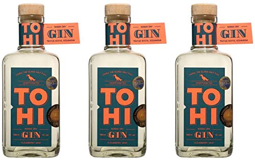 TOHI Nordic Dry Gin (3 x 0.5 L) von TOHI