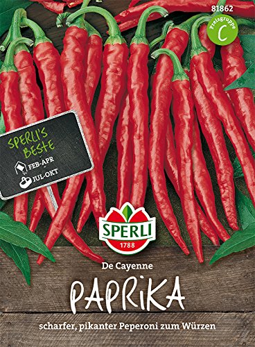 Paprika, De Cayenne von TOM-GARTEN