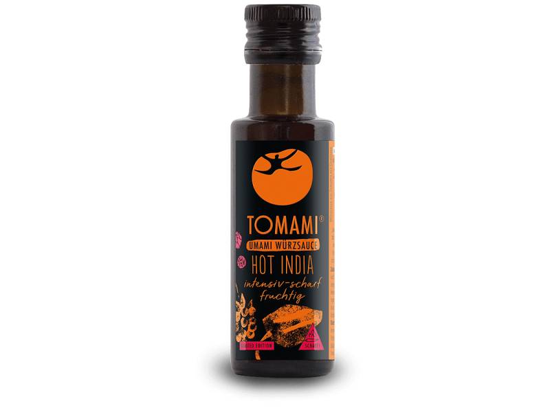 TOMAMI Premium-Würzsauce Hot India 90 ml von TOMAMI