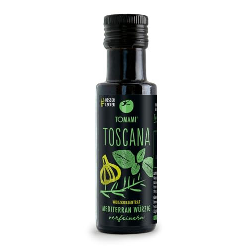 TOMAMI Toscana - Würzkonzentrat | MEDITERRAN-WÜRZIG | vegane umami Würzsauce, 90 ml von TOMAMI