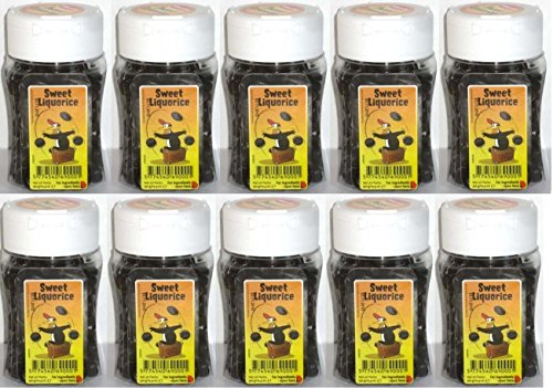 10 x DÄNISCHE PINGVIN SWEET LIQUORICE PASTILLER 270g von TOMS