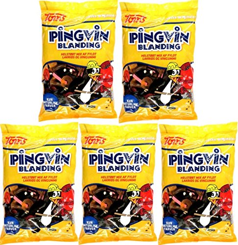 5 x TOMS PINGVIN BLANDING 1000g Incl. Goodie von Flensburger Handel von TOMS