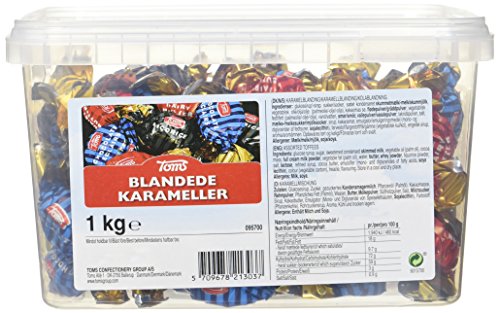 Toms Blandede Karameller, 1er Pack (1 x 1 kg) von TOMS