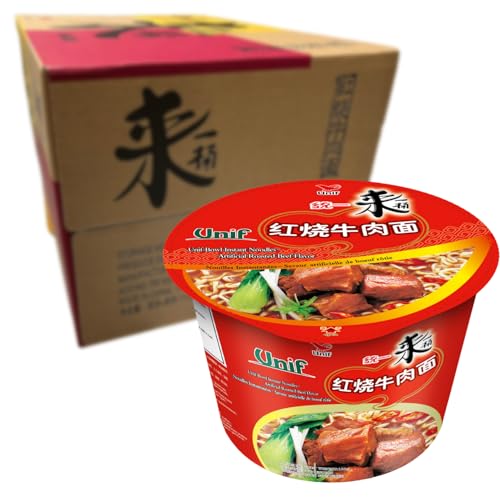 TONGYI - Instant-Nudeln Gebratenes Rindfleisch Schüssel - Multipack (12 X 110 GR) von TONGYI